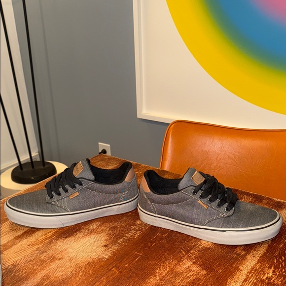 Vans Atwood Deluxe Comfort Ortholite Gray Canvas Men’s Sneakers - Picture 1 of 4